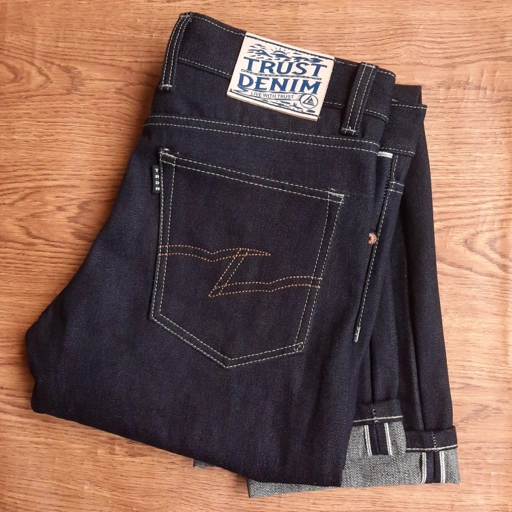 Image of Thunderwolf V2 - Celana  Denim Selvedge Jeans Pria Deep Indigo 17oz  Real Selvedge Denim