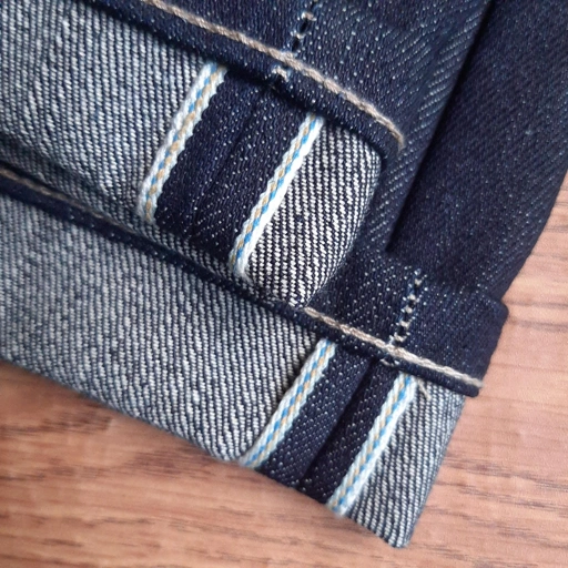 Image of Thunderwolf V2 - Celana  Denim Selvedge Jeans Pria Deep Indigo 17oz  Real Selvedge Denim