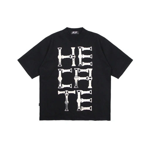 Image of HECATE - IRON ZIP TEE BLACK