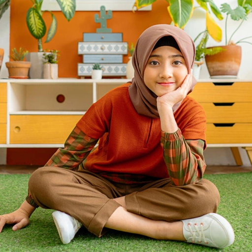 Image of Tunik Set Muslim Anak Perempuan Sampai Remaja Tanggung Usia 5 6 7 8 9 10 11 12 Tahun