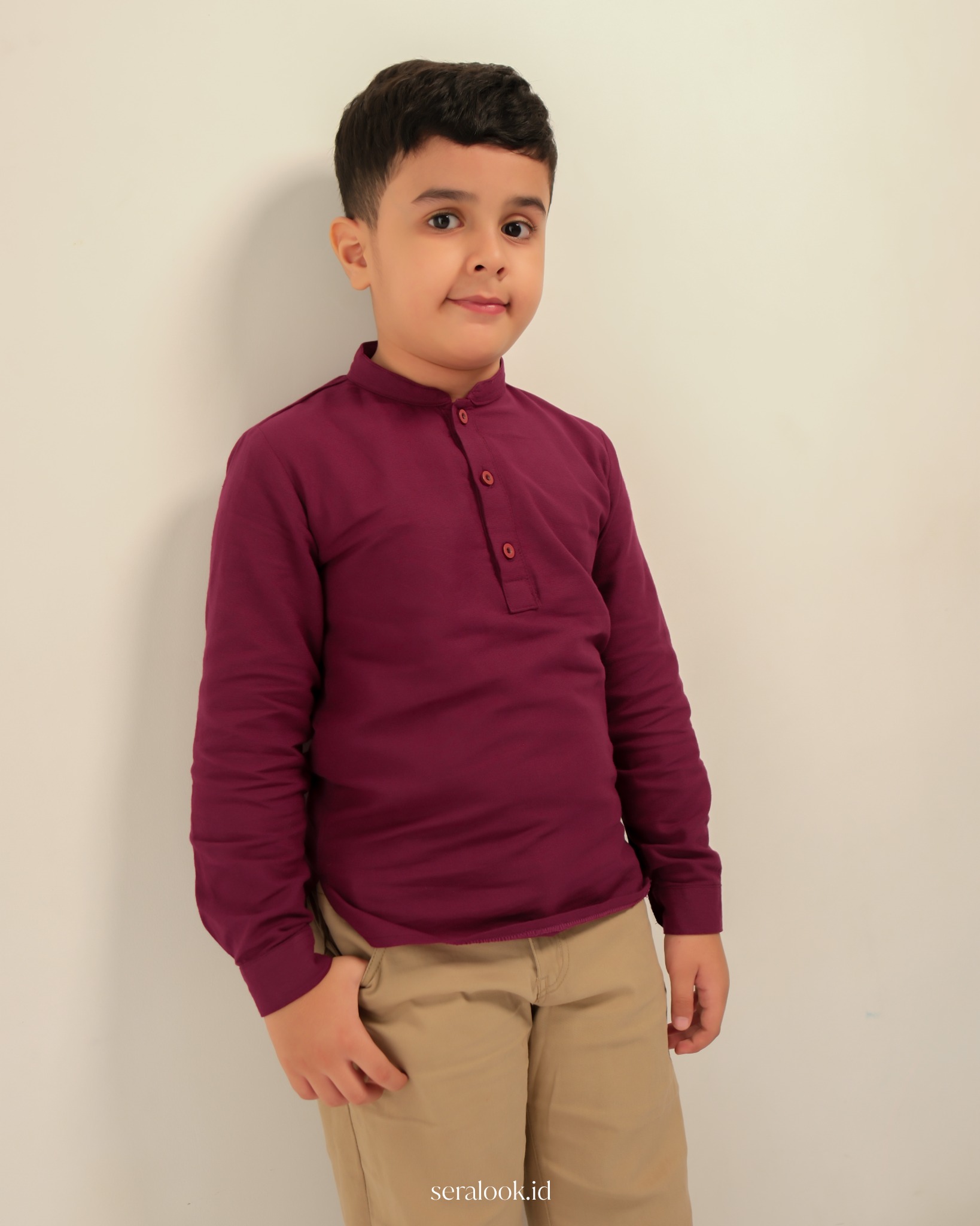 Selaras Kemeja Anak Pendek