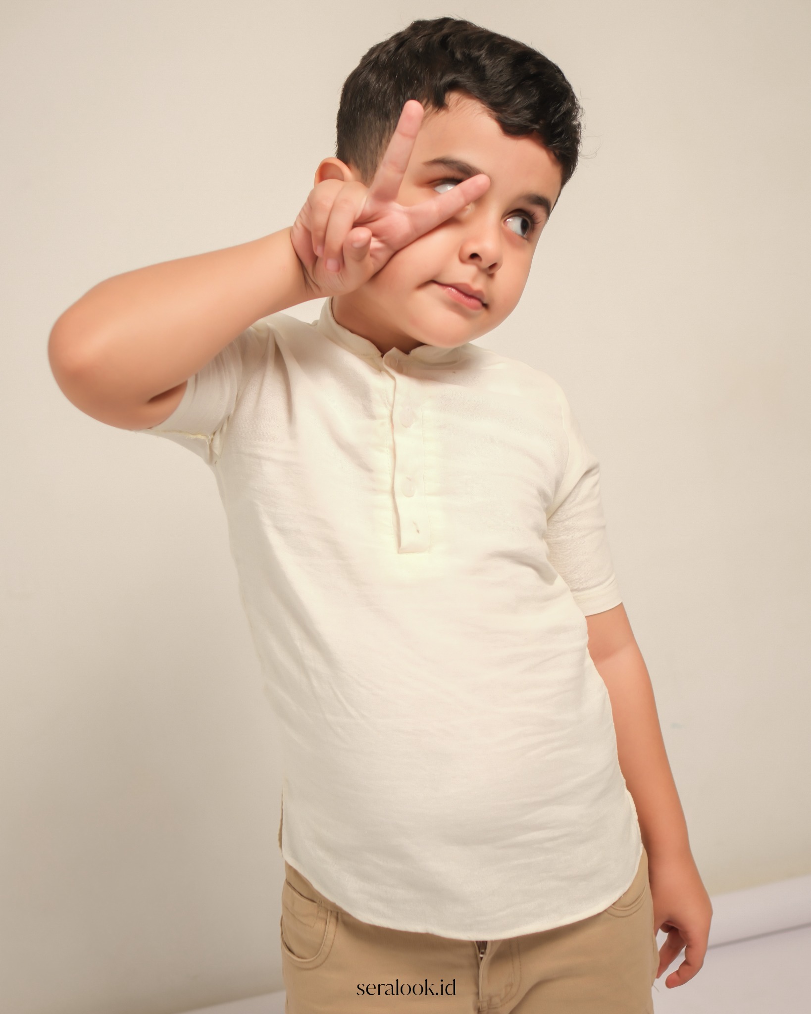 Selaras Kemeja Anak Pendek