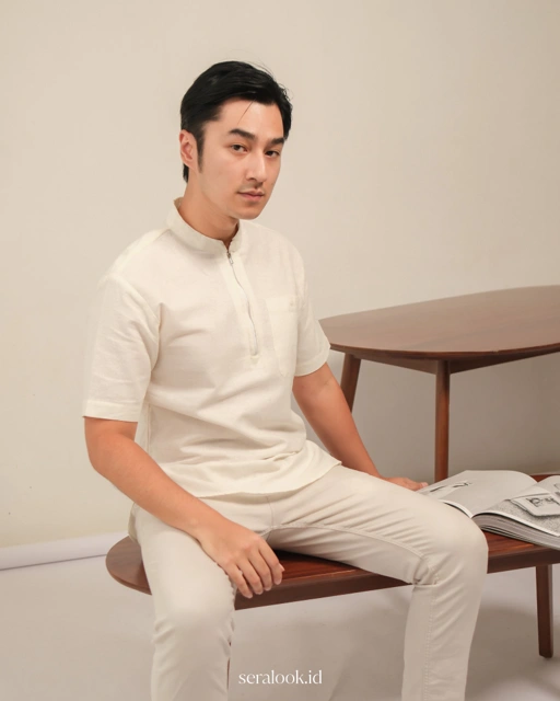 Image of Selaras Kemeja Dewasa Pendek