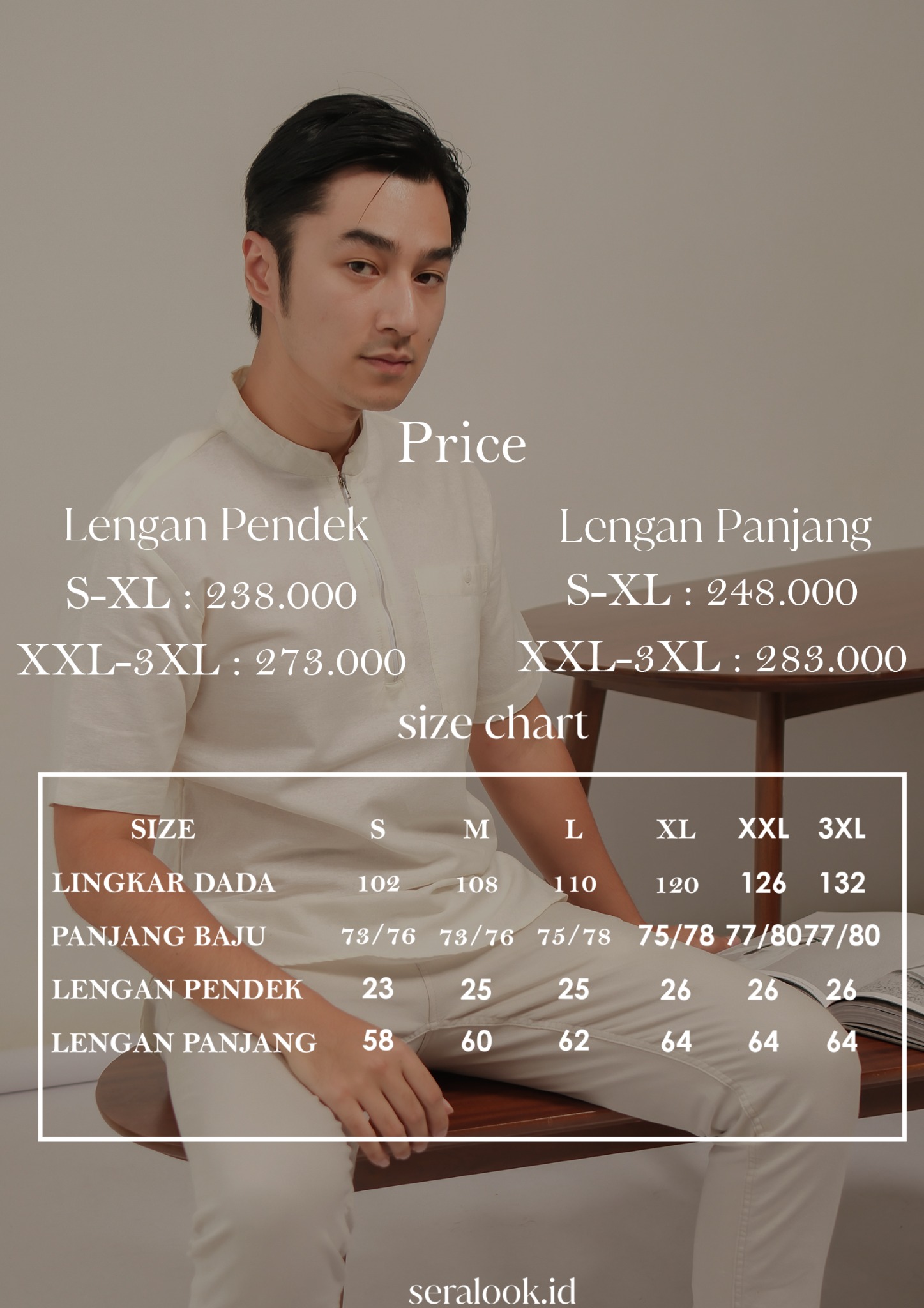 Selaras Kemeja Dewasa Pendek