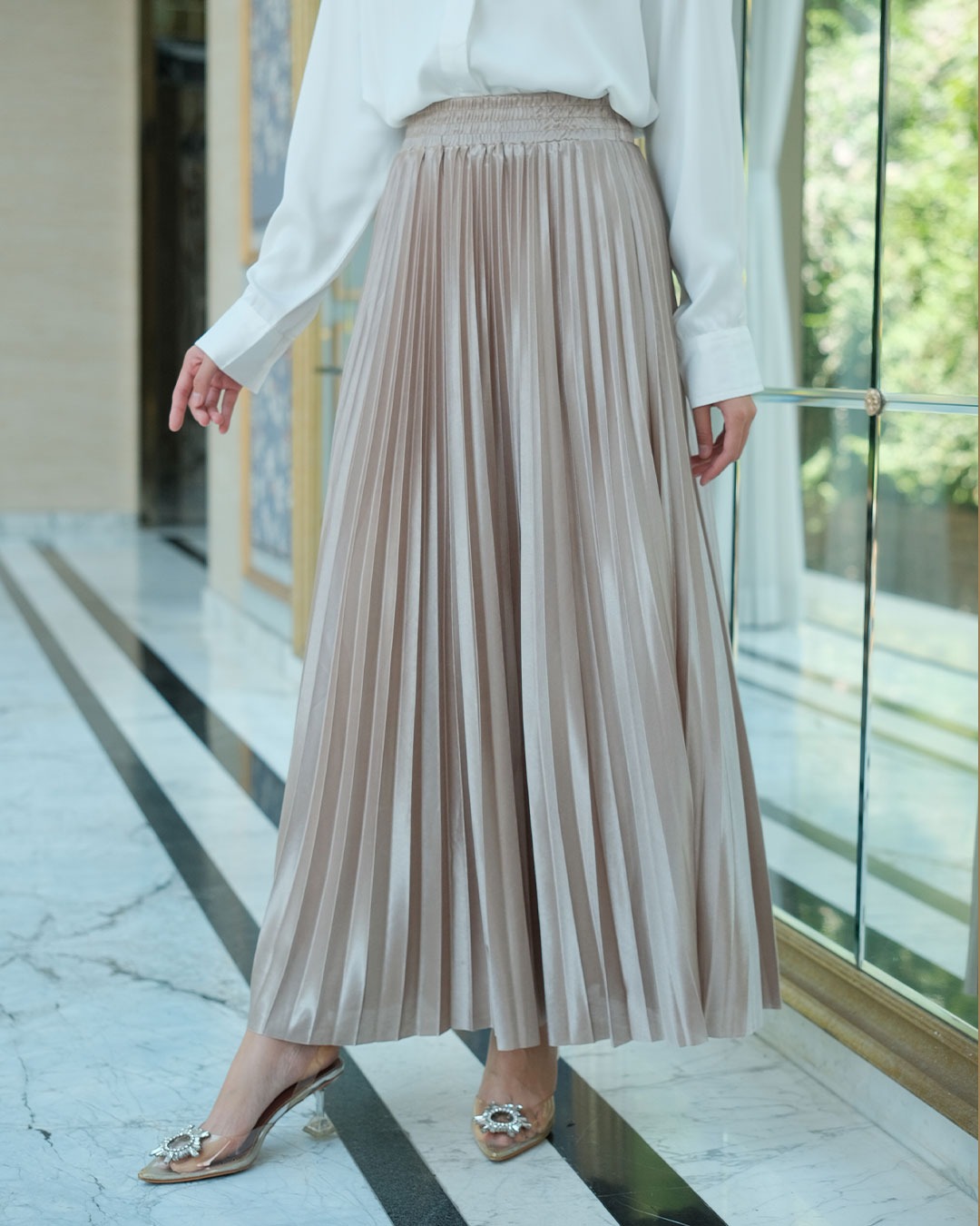 CALLA SKIRT - LATTE