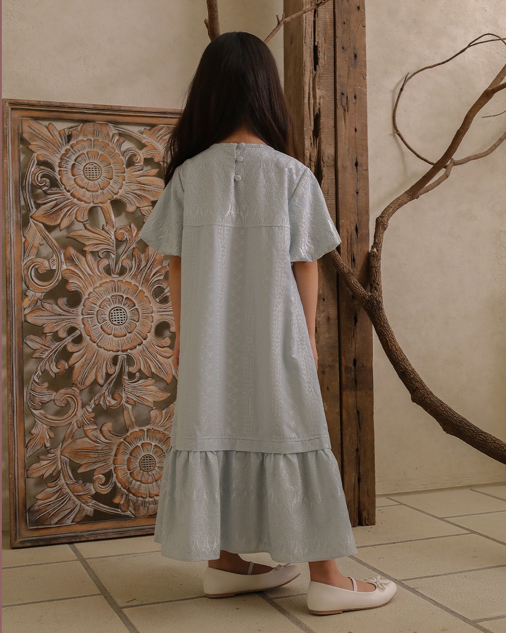 BESTARI DRESS ANAK - SEAFOAM