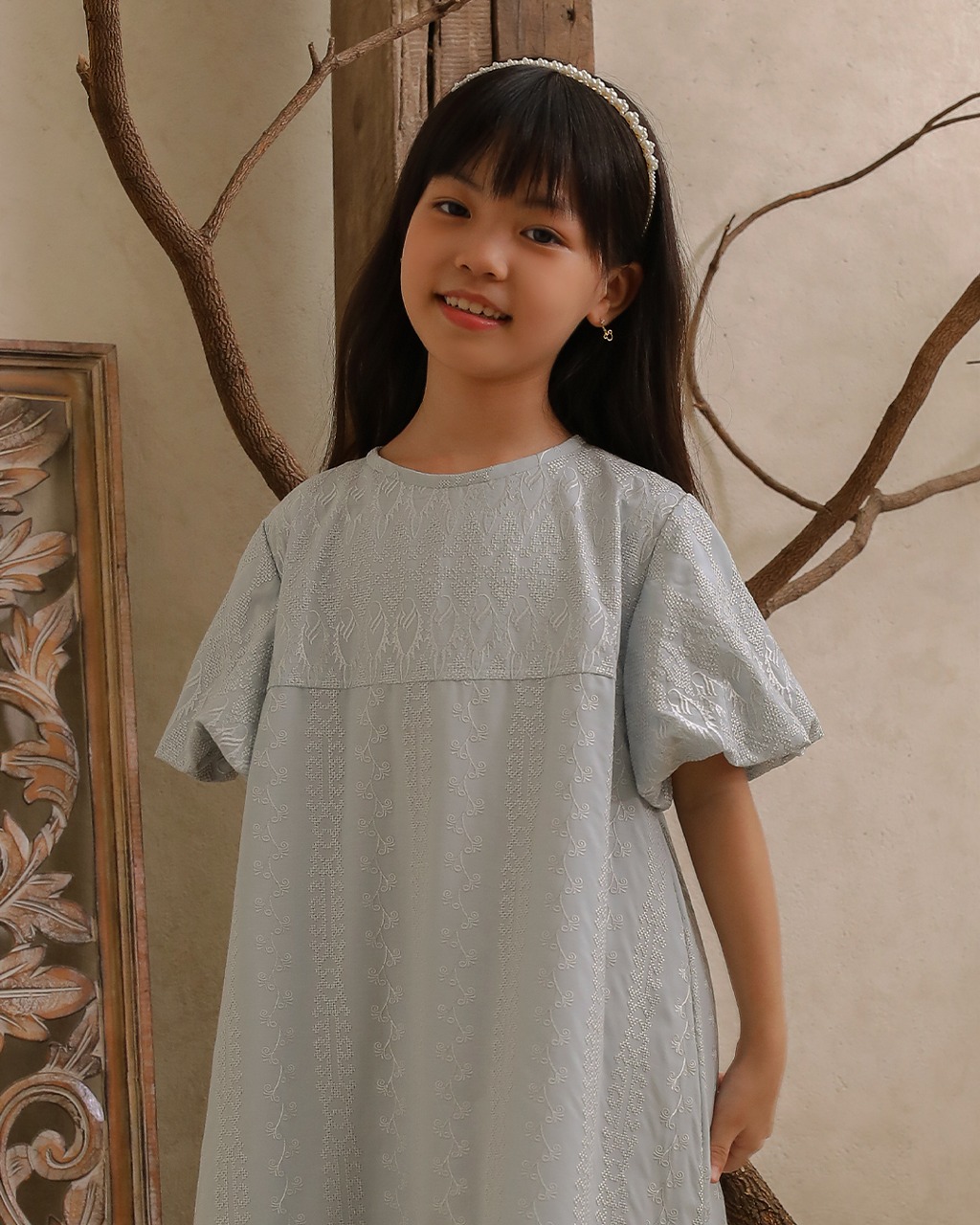 BESTARI DRESS ANAK - SEAFOAM