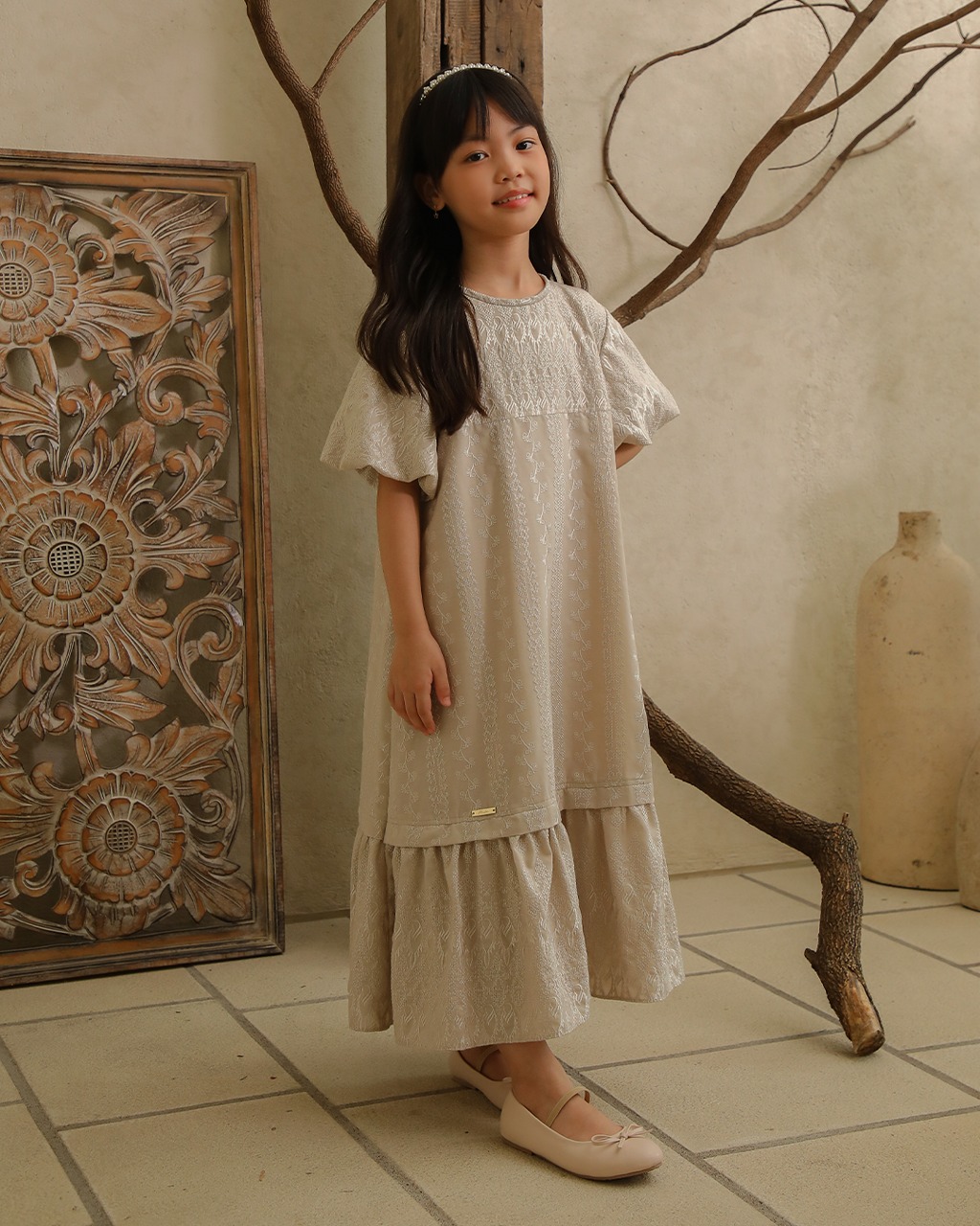 BESTARI DRESS ANAK - OAT