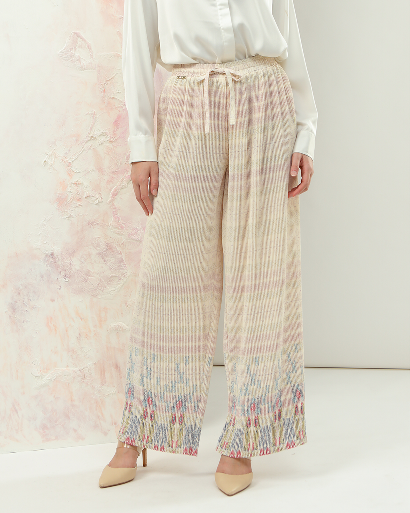 NAYANIKA PLEATED PANTS - PISTACHIO