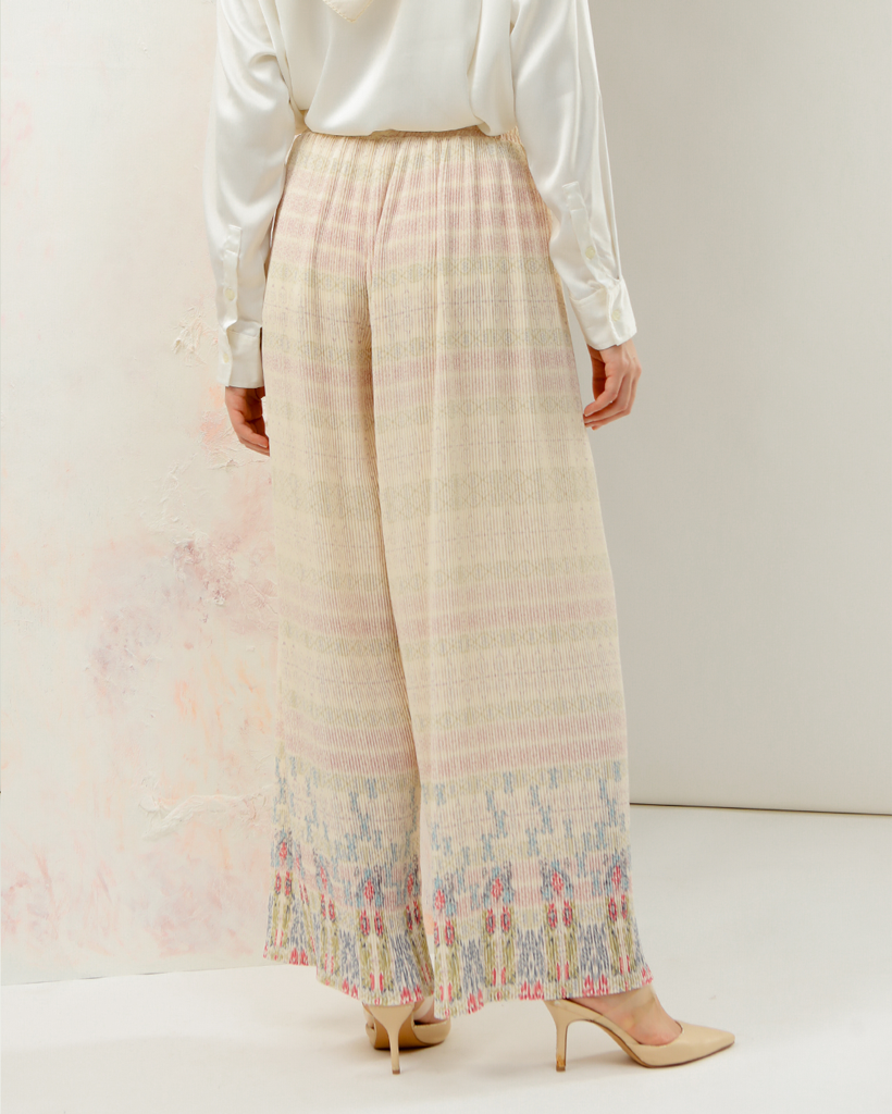 NAYANIKA PLEATED PANTS - PISTACHIO