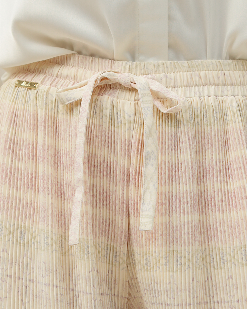 NAYANIKA PLEATED PANTS - PISTACHIO