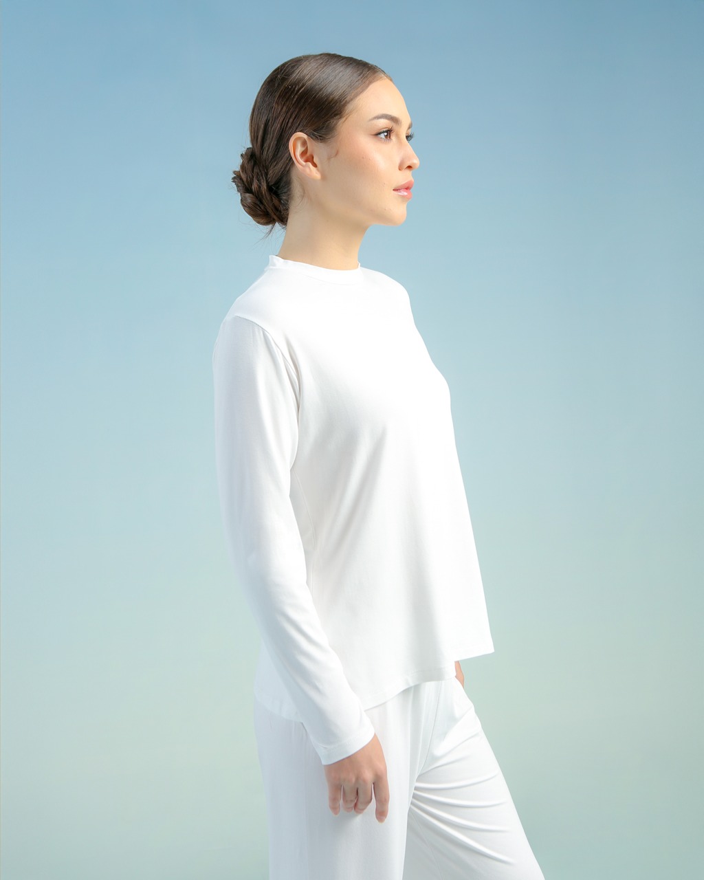 BALENS LONGSLEEVE INNER - OFF WHITE