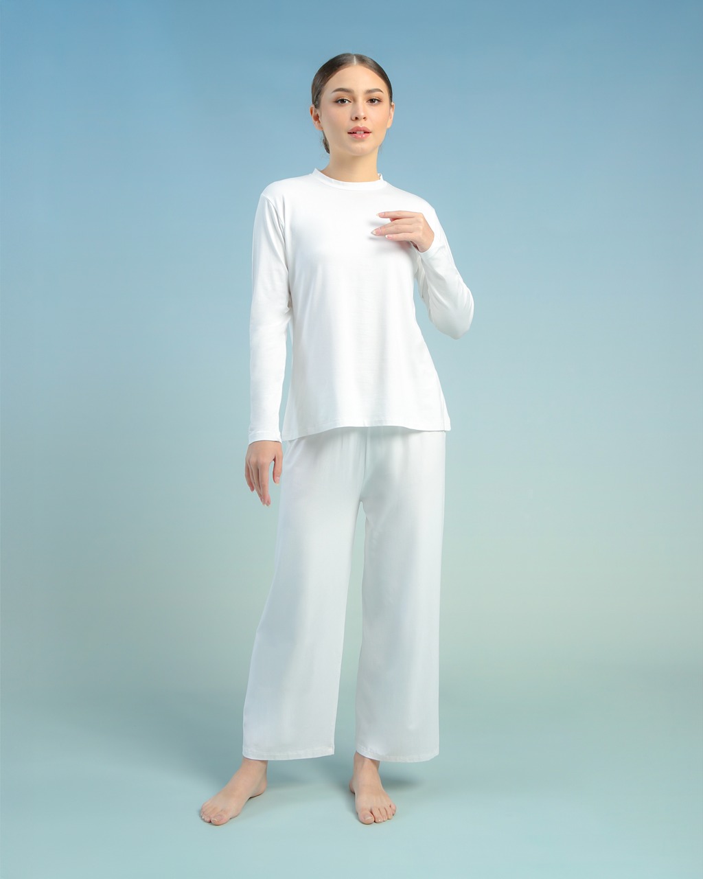 BALENS LONGSLEEVE INNER - OFF WHITE