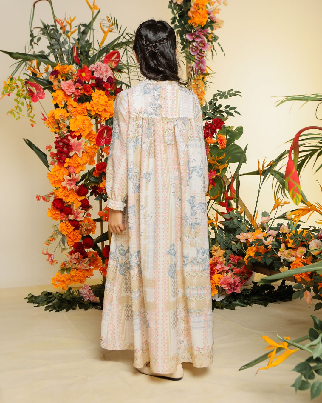 NALINA DRESS ANAK - BUTTER