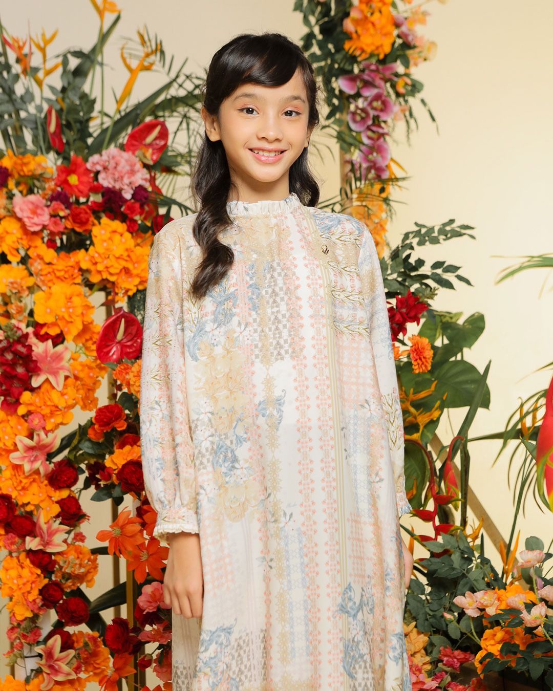 NALINA DRESS ANAK - BUTTER
