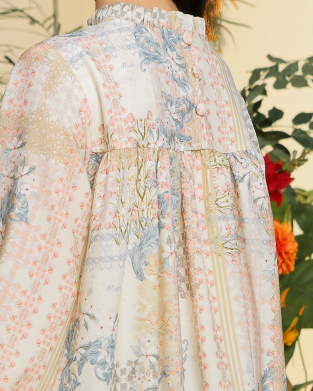 NALINA DRESS ANAK - BUTTER