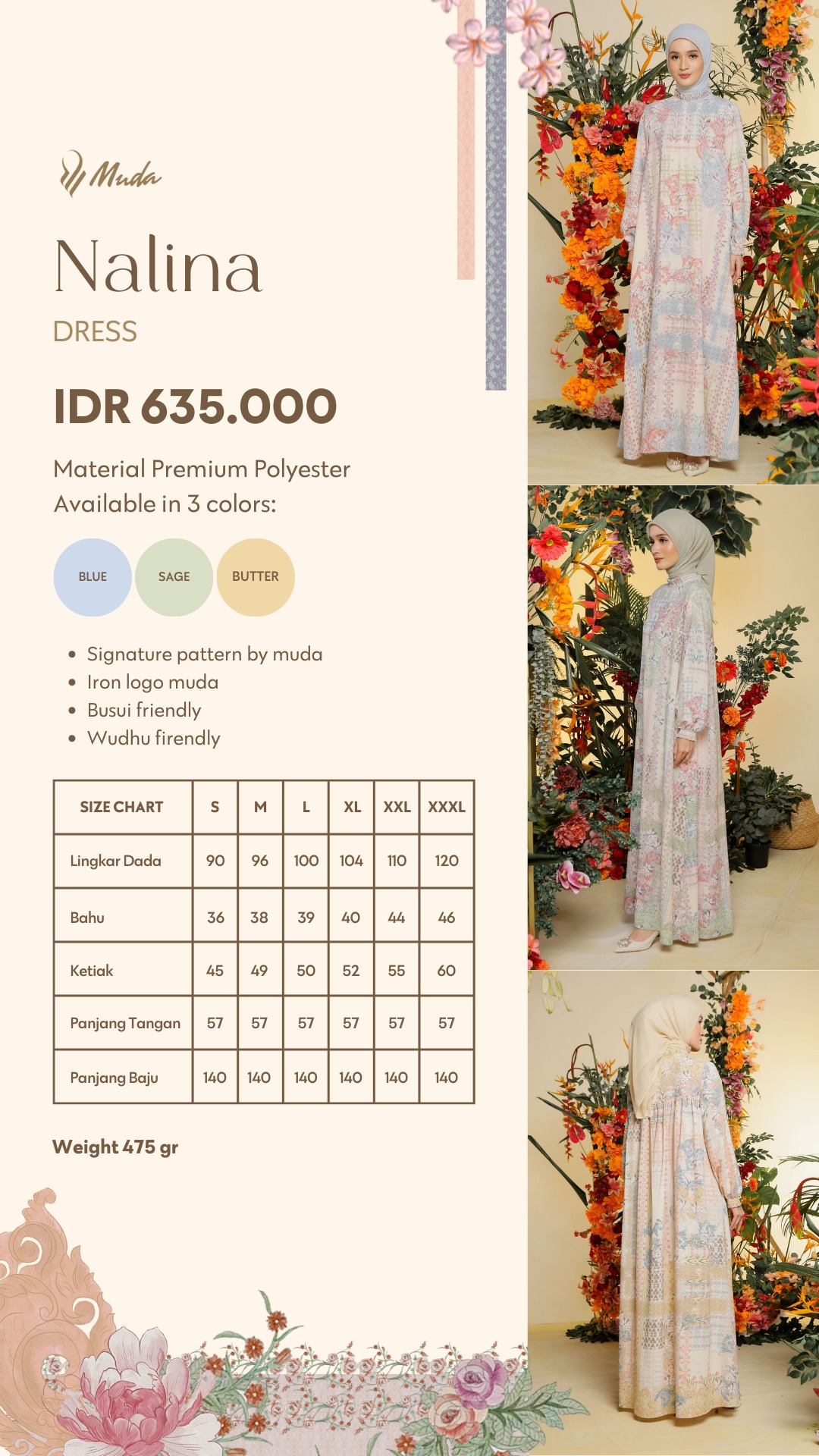 NALINA DRESS - SAGE
