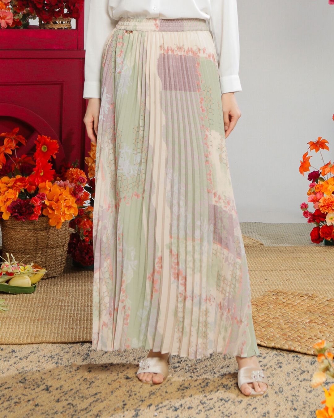 AASHA SKIRT - LIME