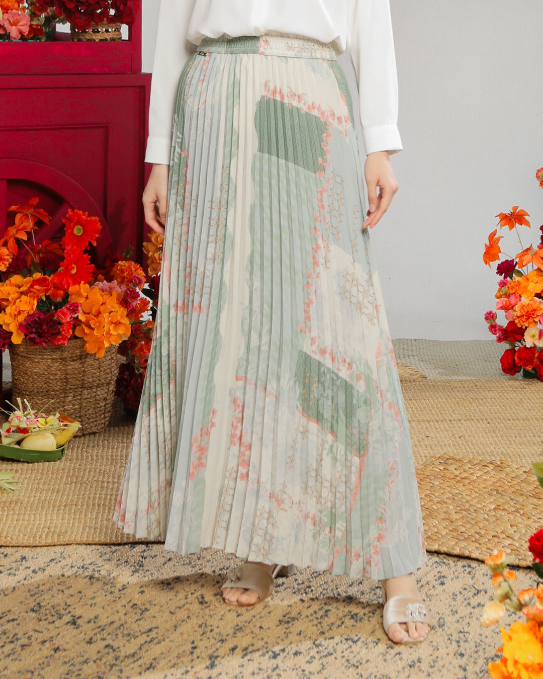 AASHA SKIRT - INDIGO BLUE