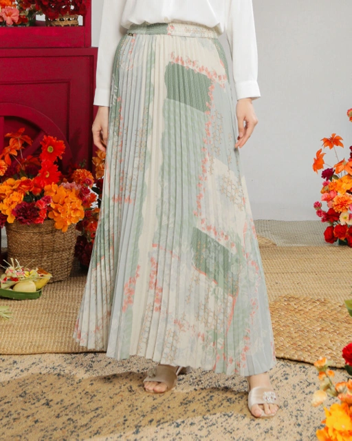 Image of AASHA SKIRT - INDIGO BLUE