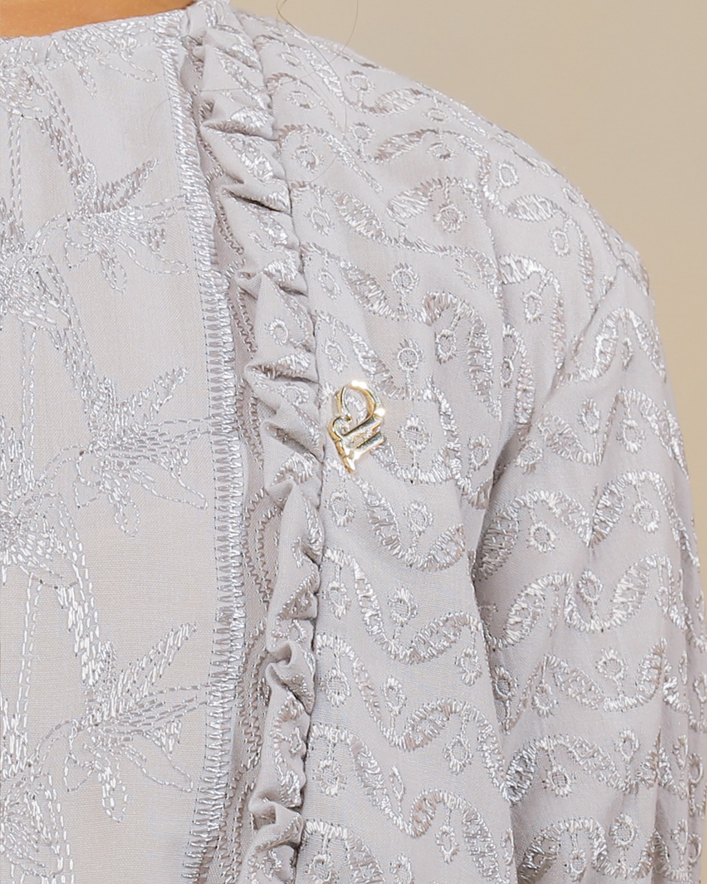 PRAYA DRESS ANAK - GREY