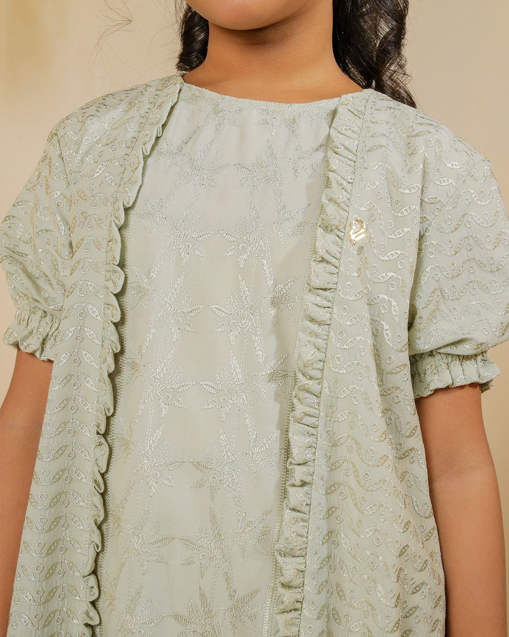 PRAYA DRESS ANAK - SAGE