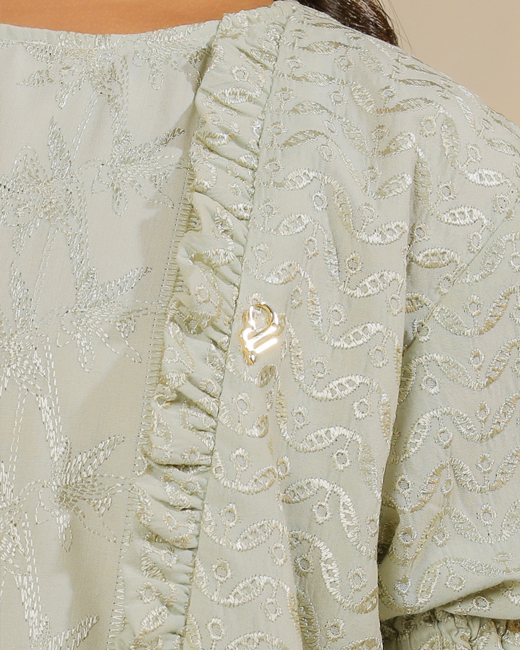 PRAYA DRESS ANAK - SAGE