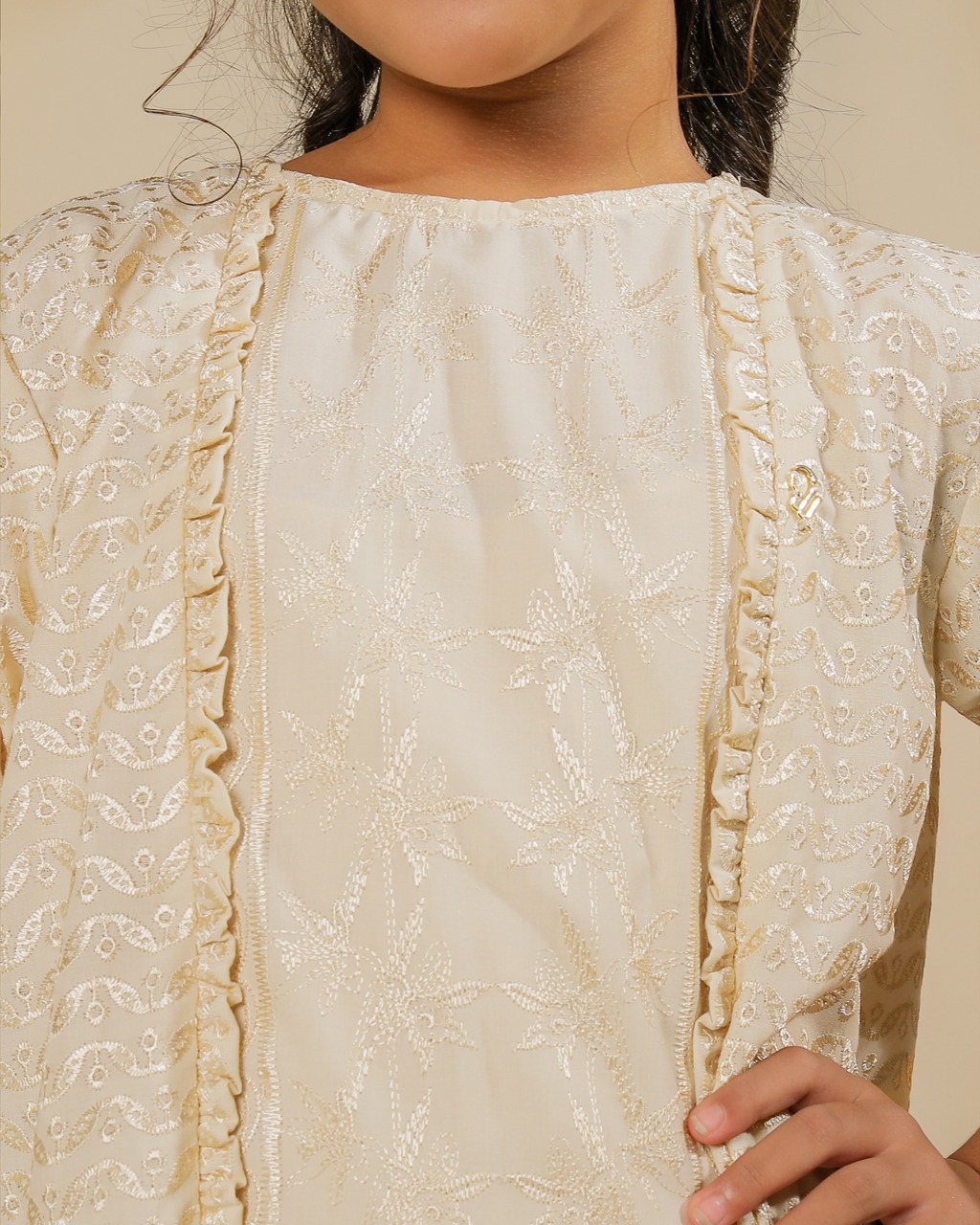 PRAYA DRESS ANAK - CREAM