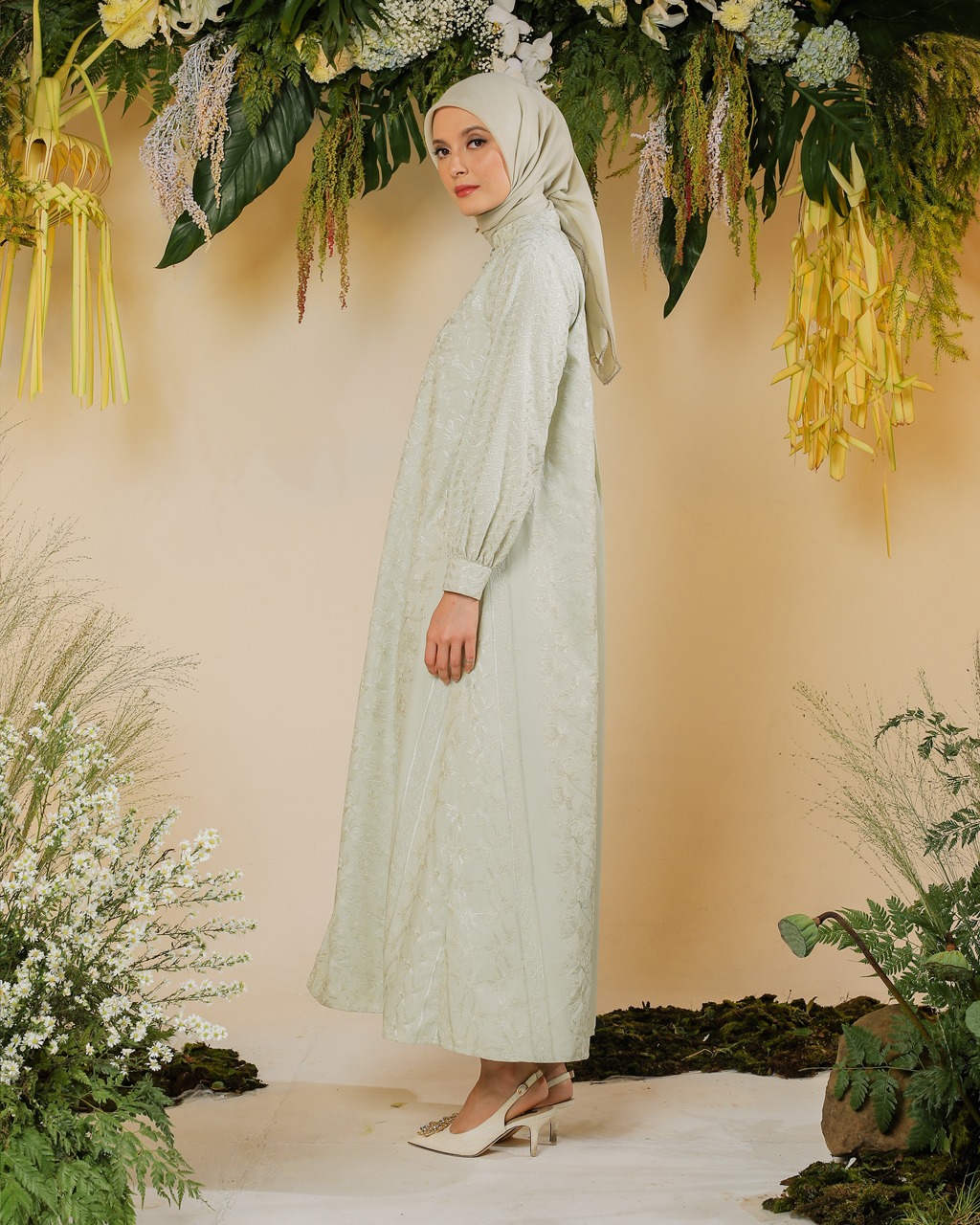 PRAYA DRESS - SAGE