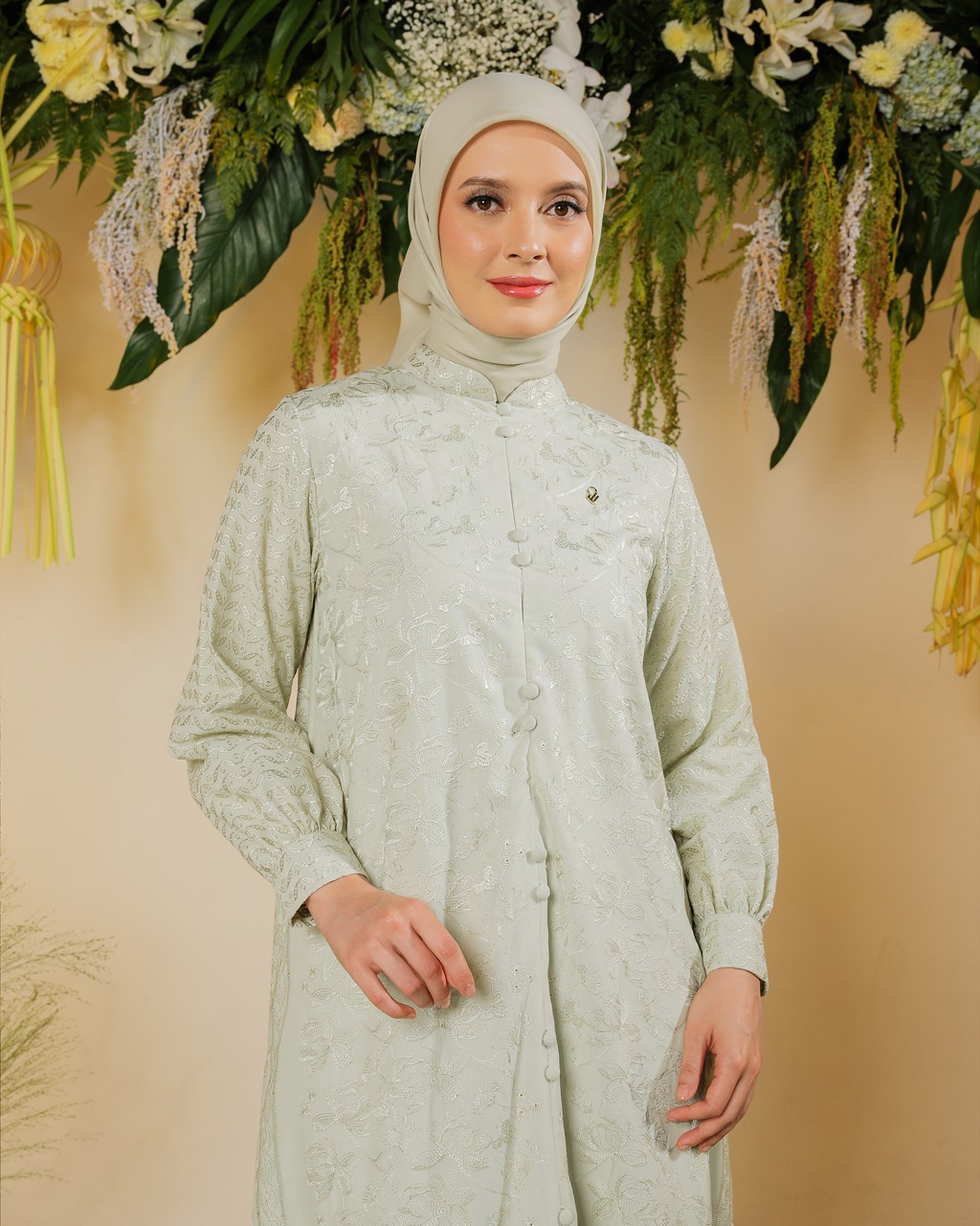 PRAYA DRESS - SAGE