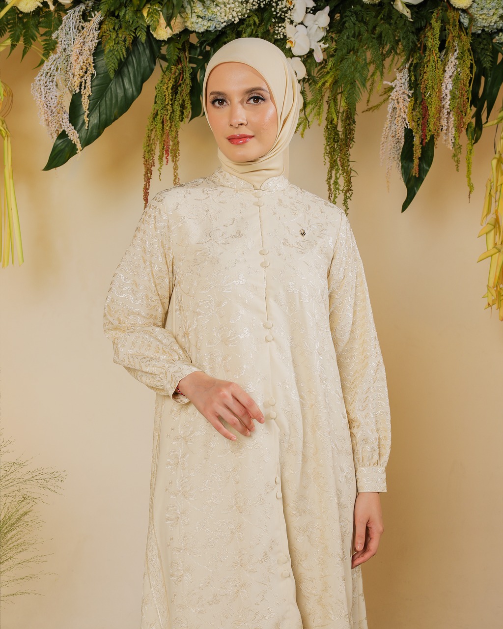 PRAYA DRESS - CREAM