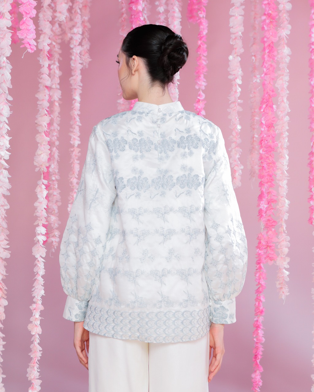CAMANI BLOUSE - ASH GREY