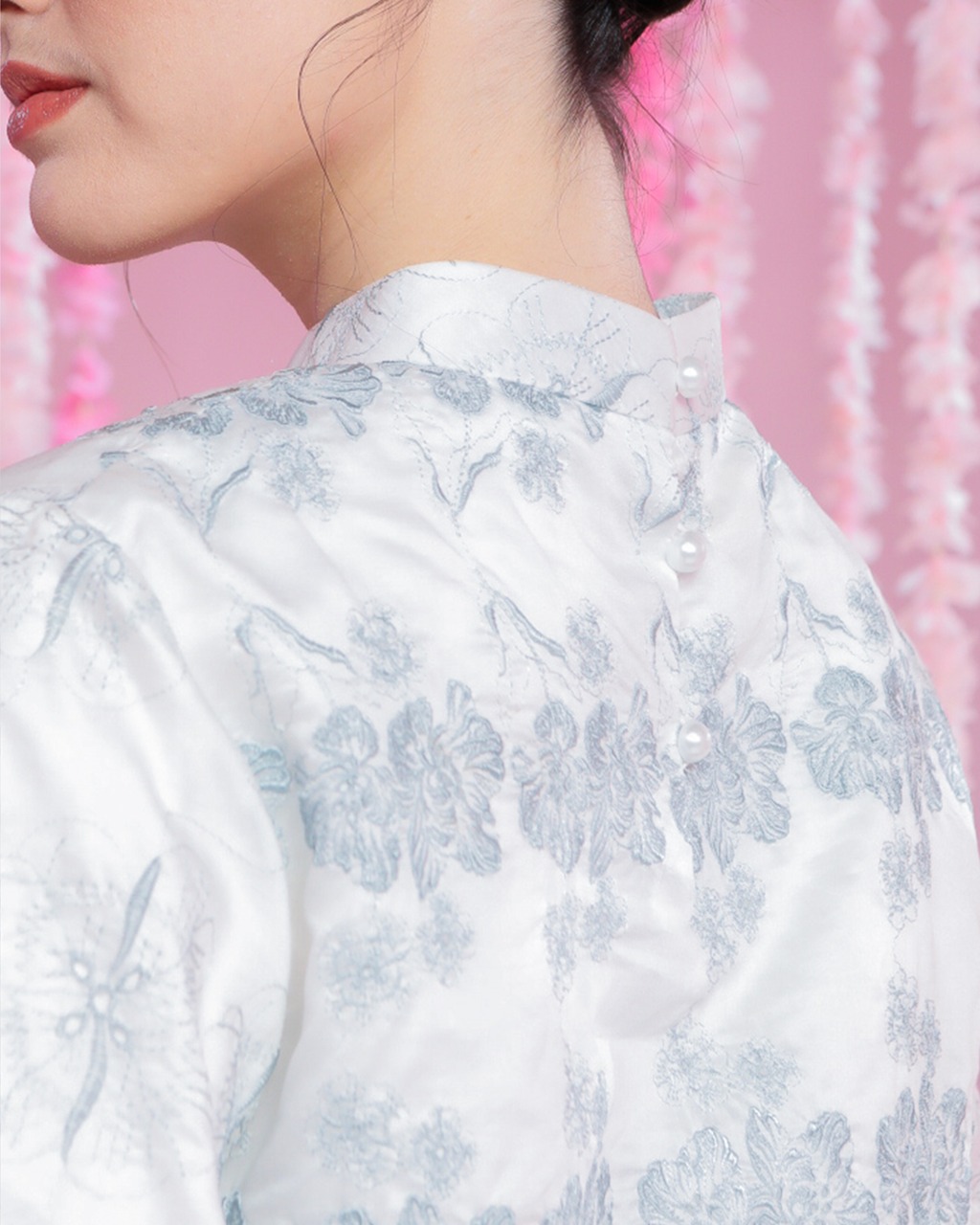 CAMANI BLOUSE - ASH GREY