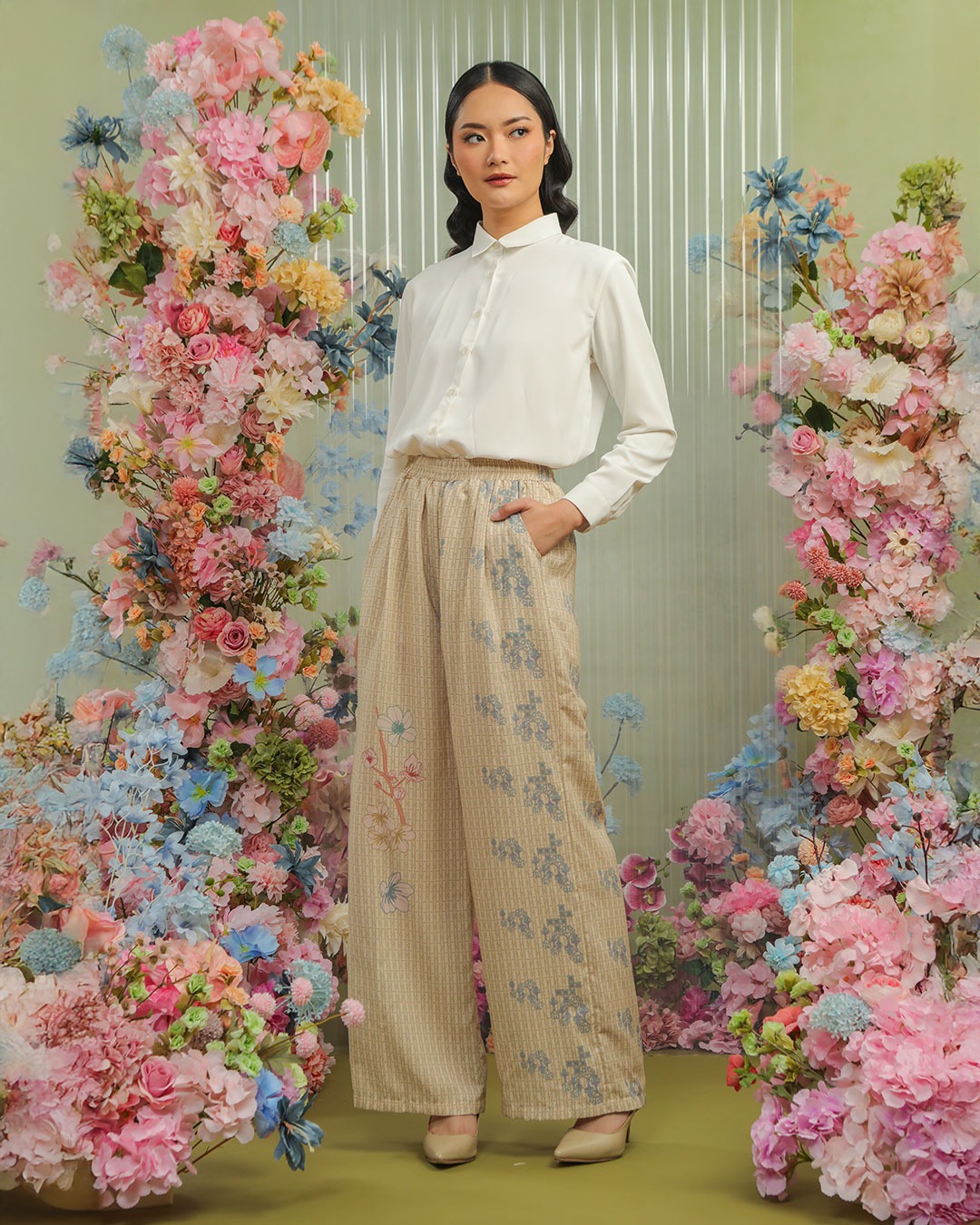 ANEILA PANTS - DENIM