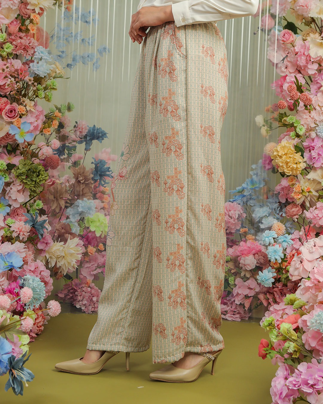 ANEILA PANTS - COFFEE