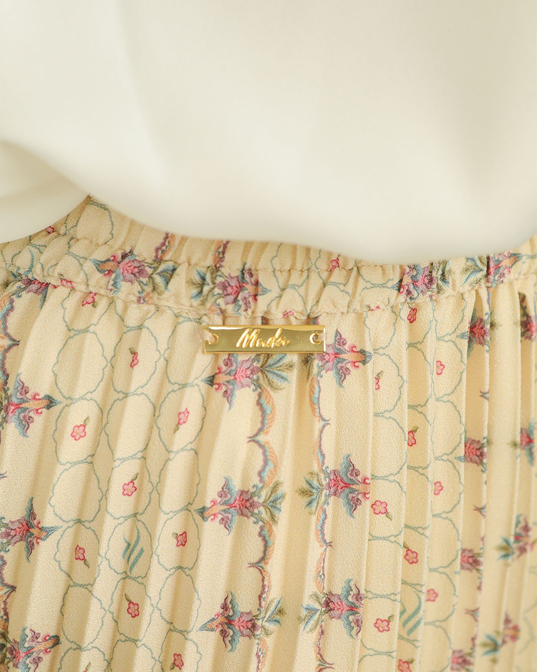 ANEILA PLEATS SKIRT - BLUE