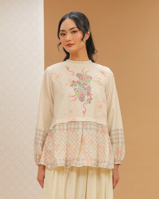 Image of HARMONIA BLOUSE - GREENTEA
