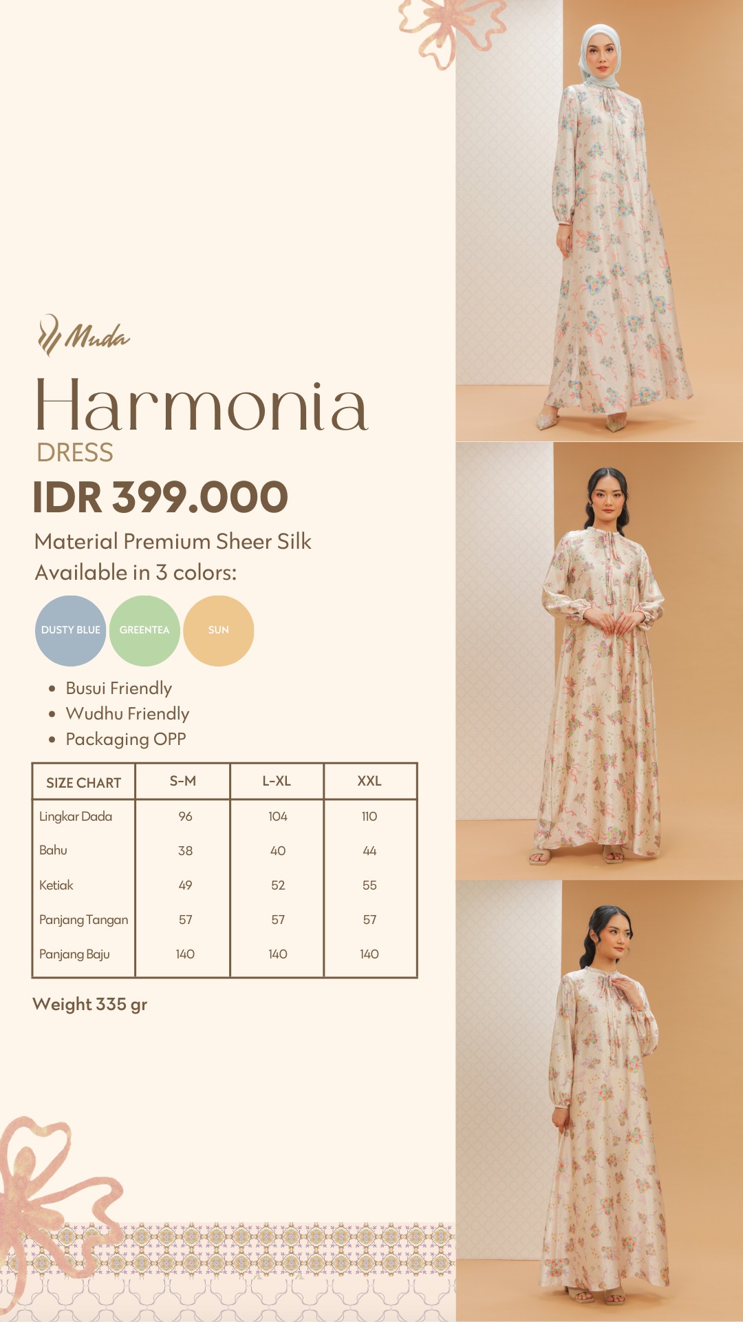HARMONIA DRESS - SUN