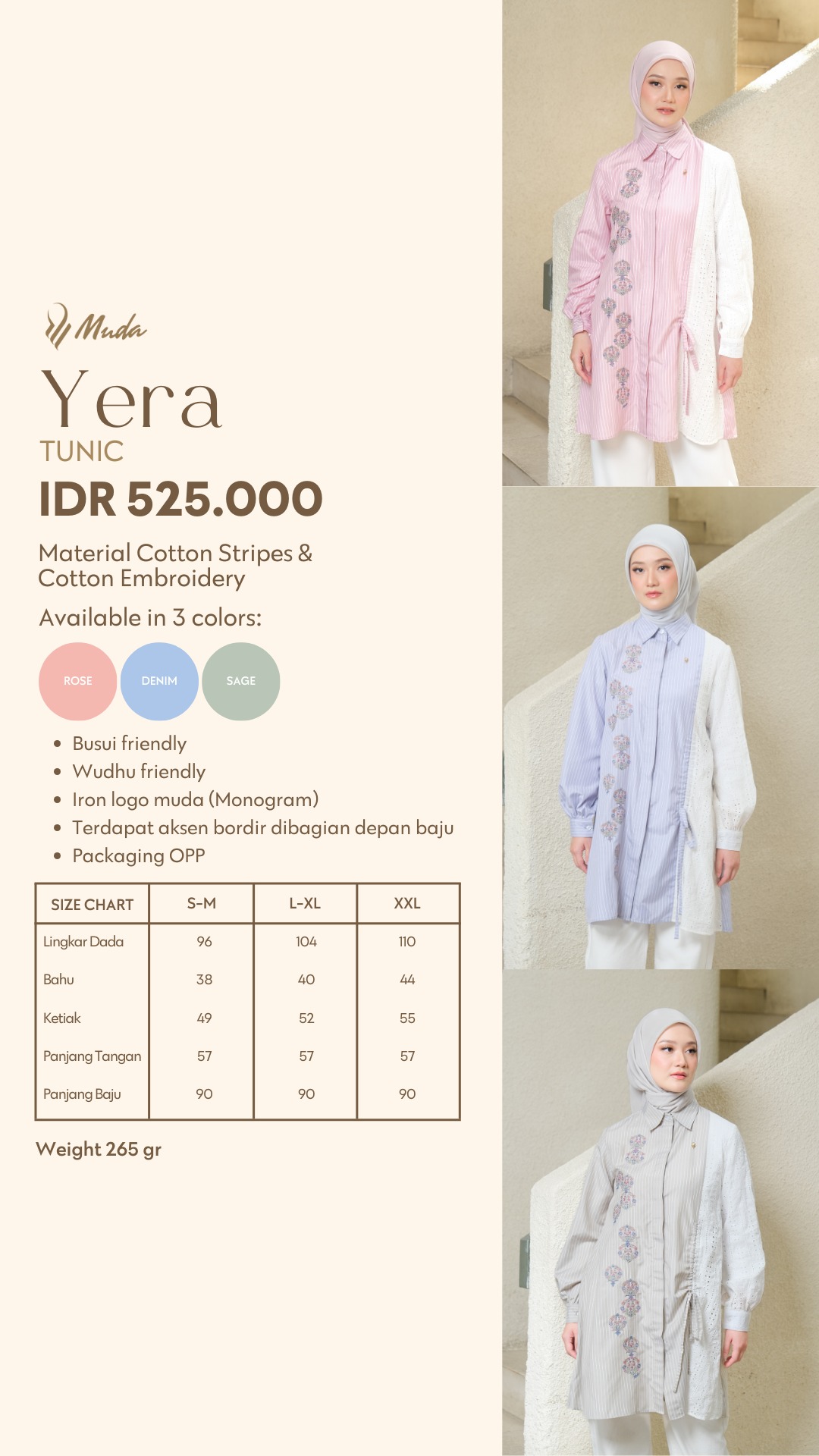 YERA TUNIC - ROSE
