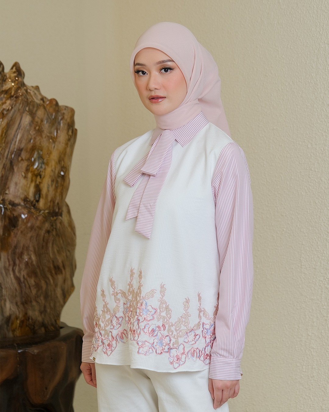 KEEVA BLOUSE - MAUVE MISTY