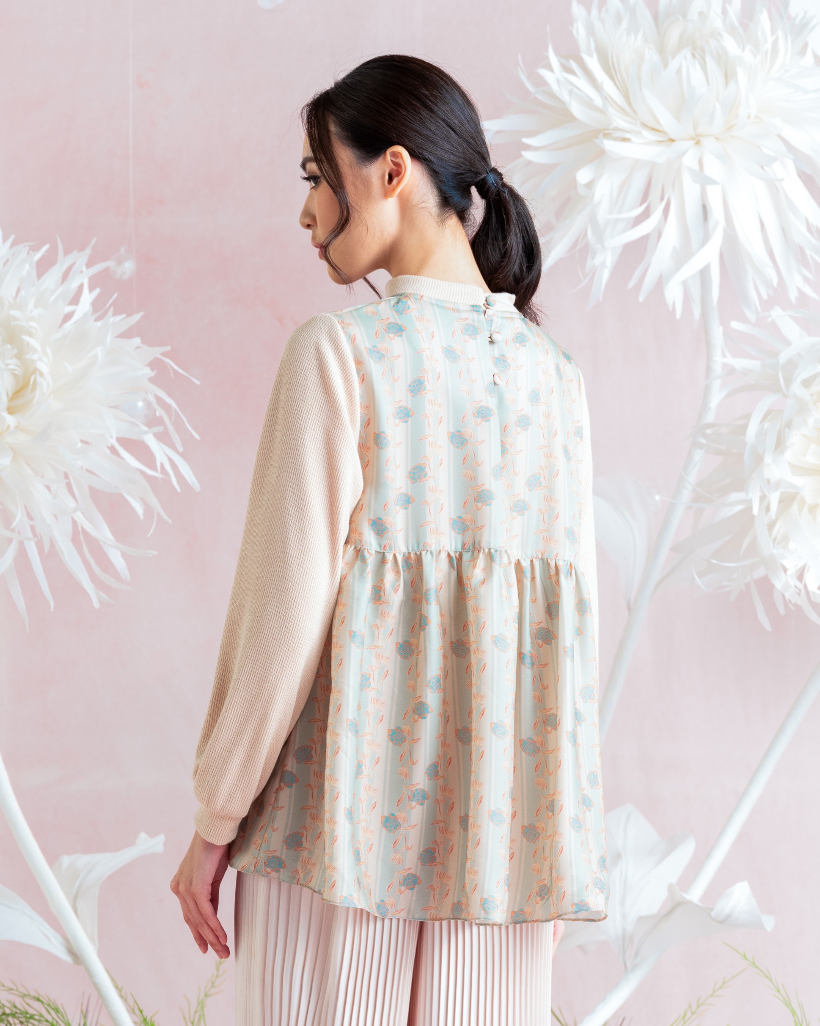 AMALA BLOUSE KNIT - MINT