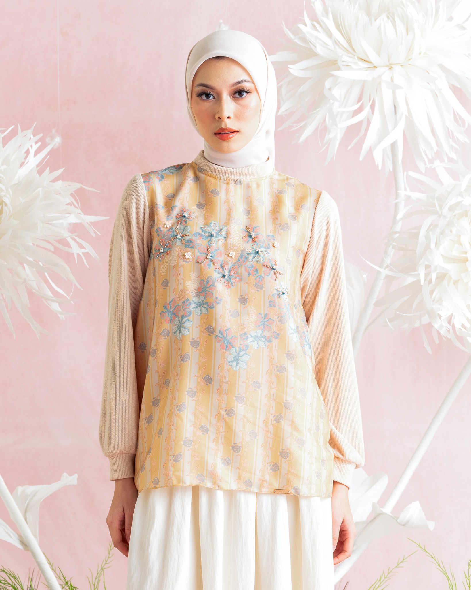 AMALA BLOUSE KNIT - LEMON