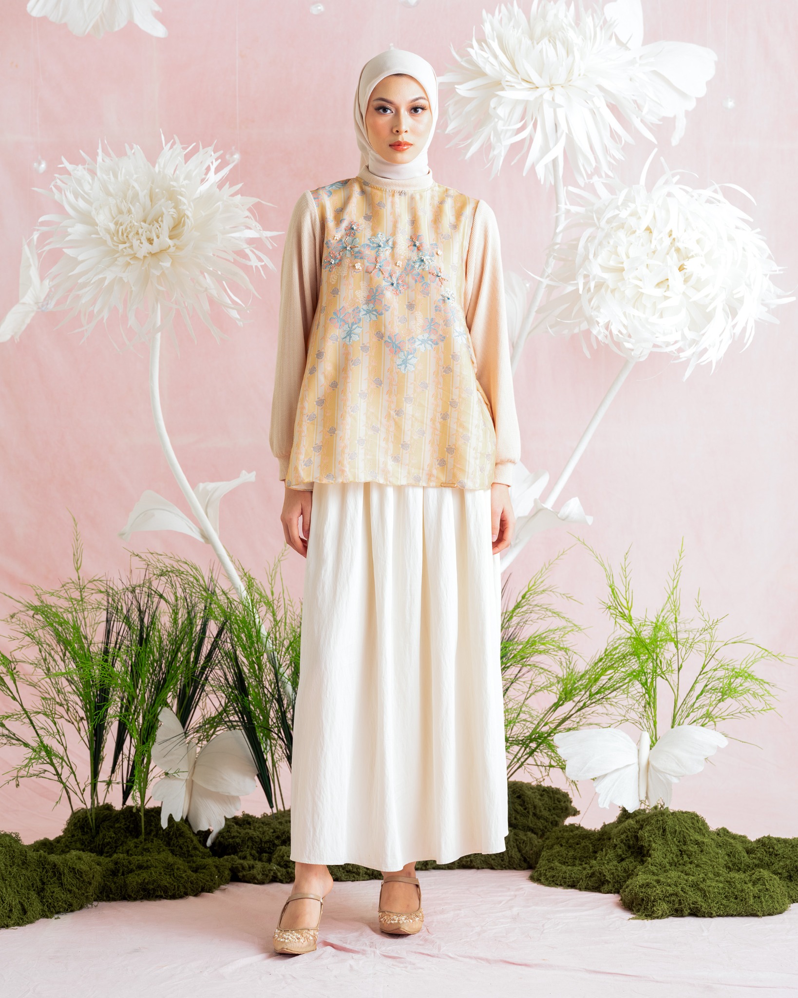 AMALA BLOUSE KNIT - LEMON