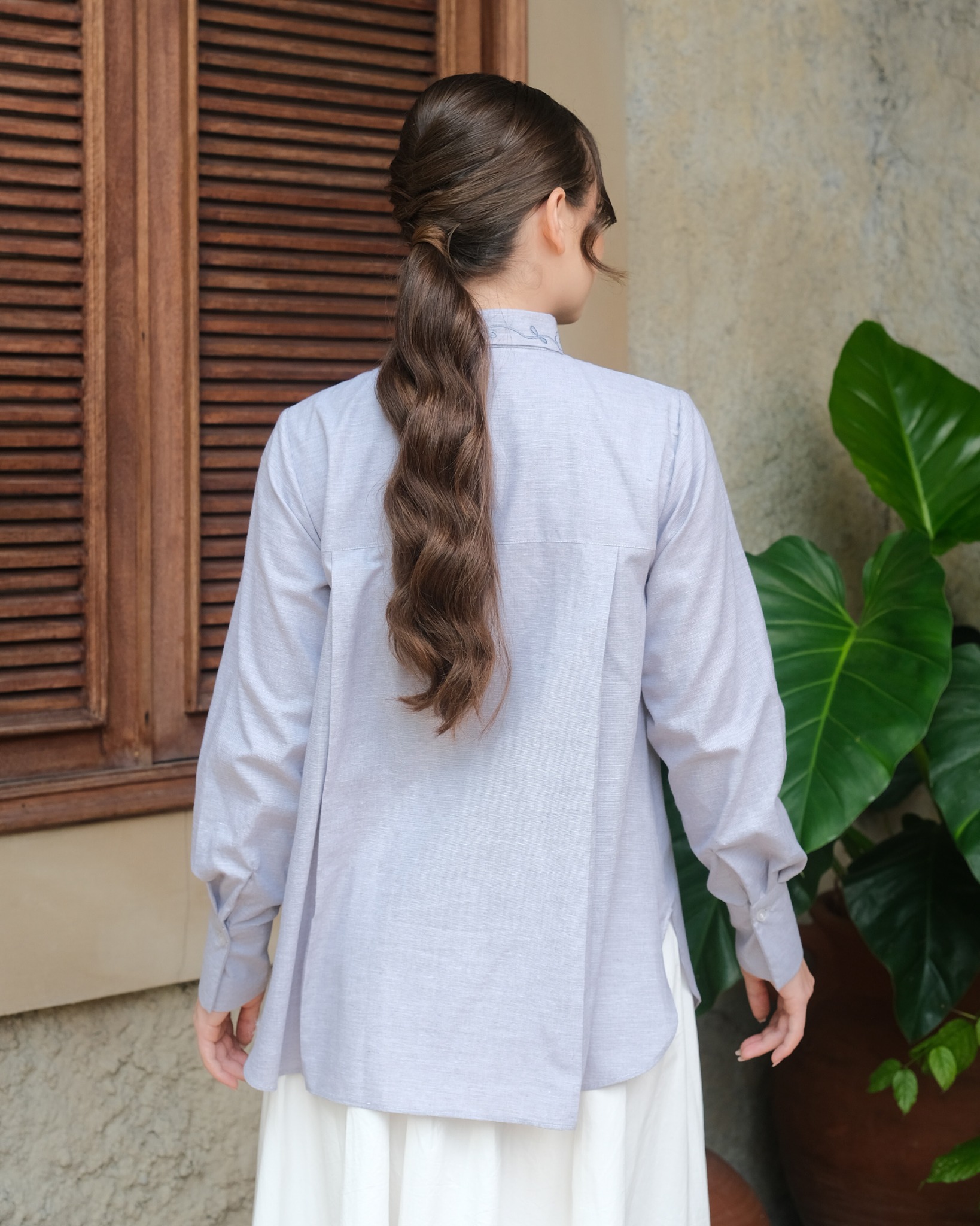 ARRAYA SHIRT - CLOUD GREY