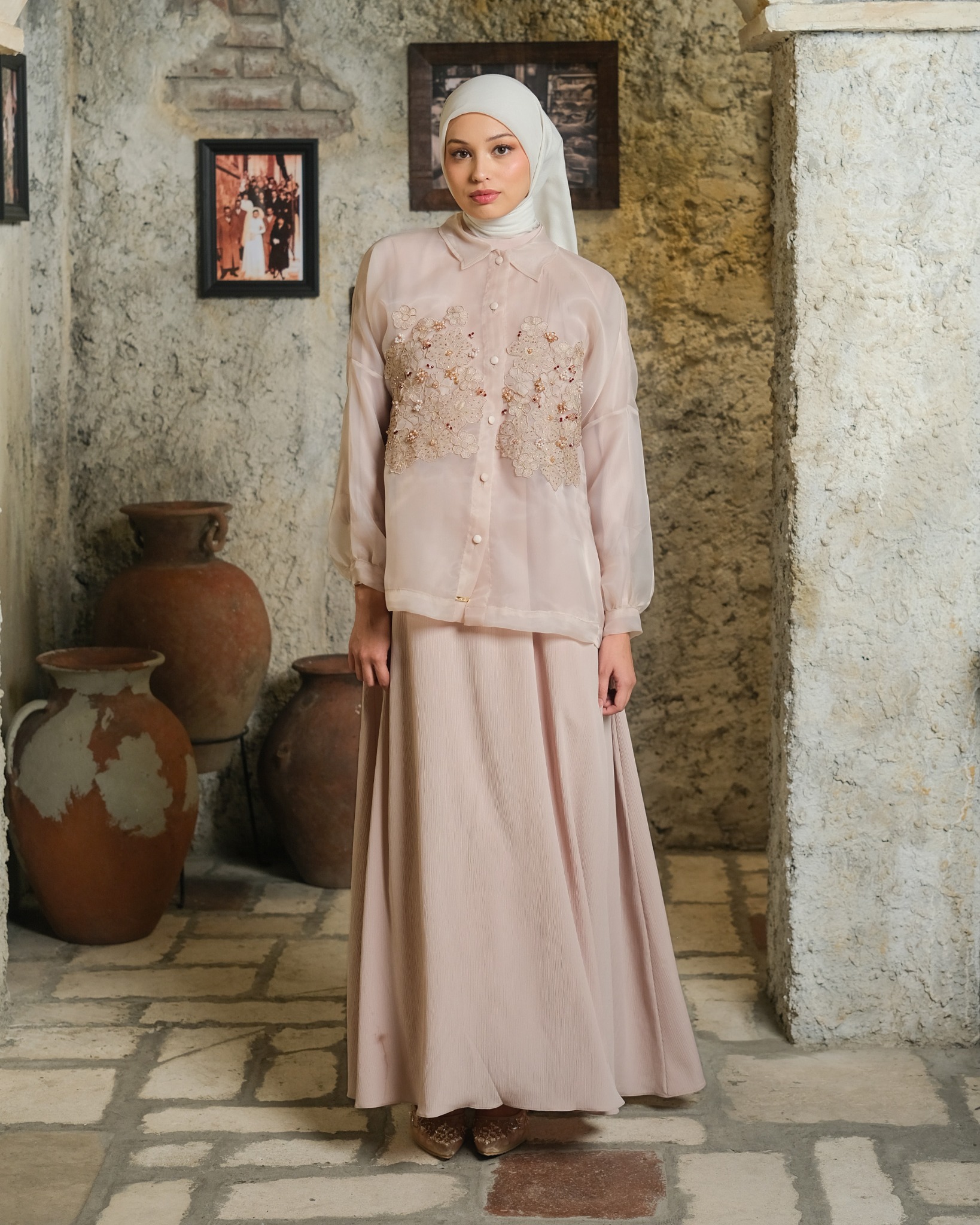ALORA SHIRT - HAZELNUT