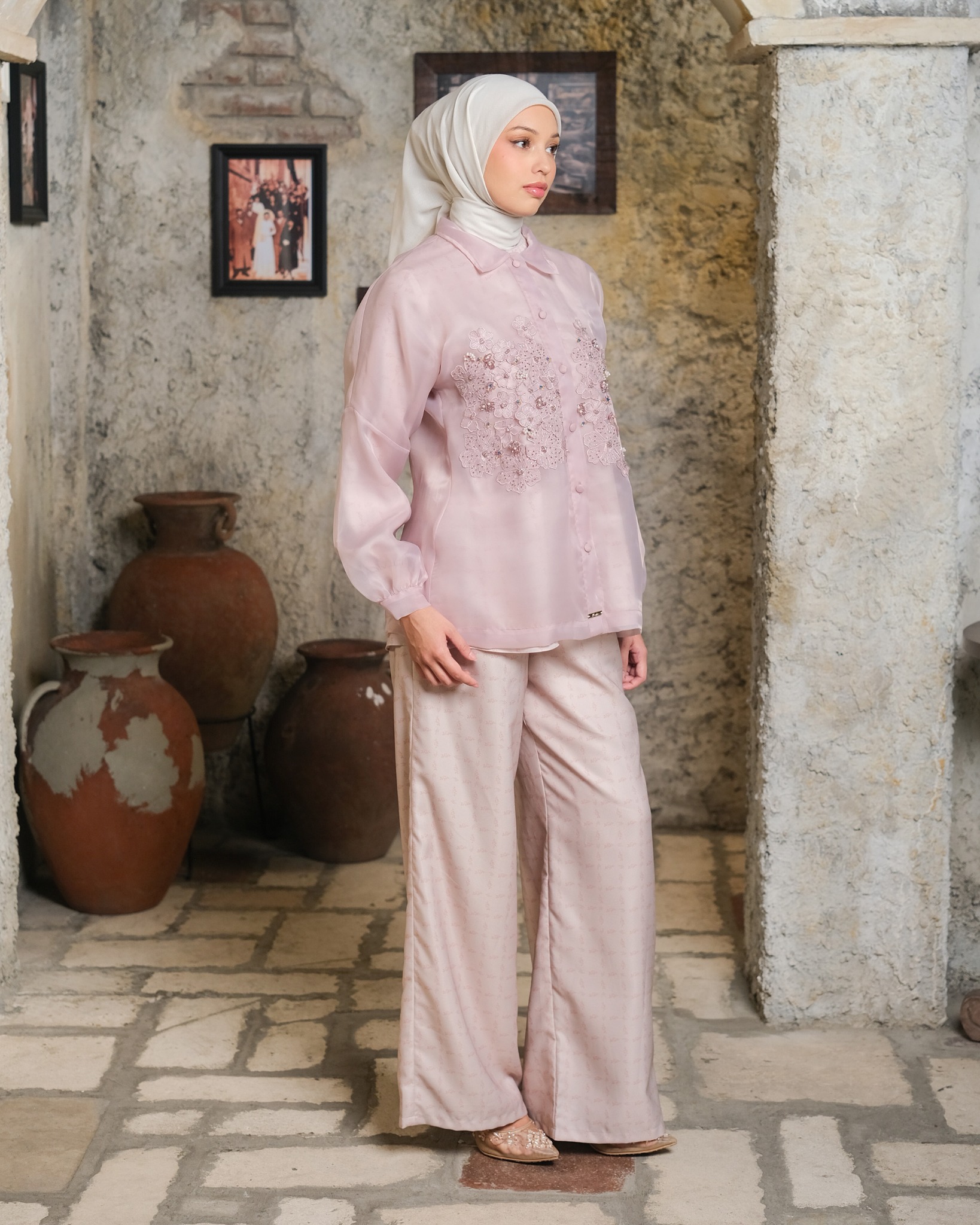ALORA SHIRT - PALE MAUVE