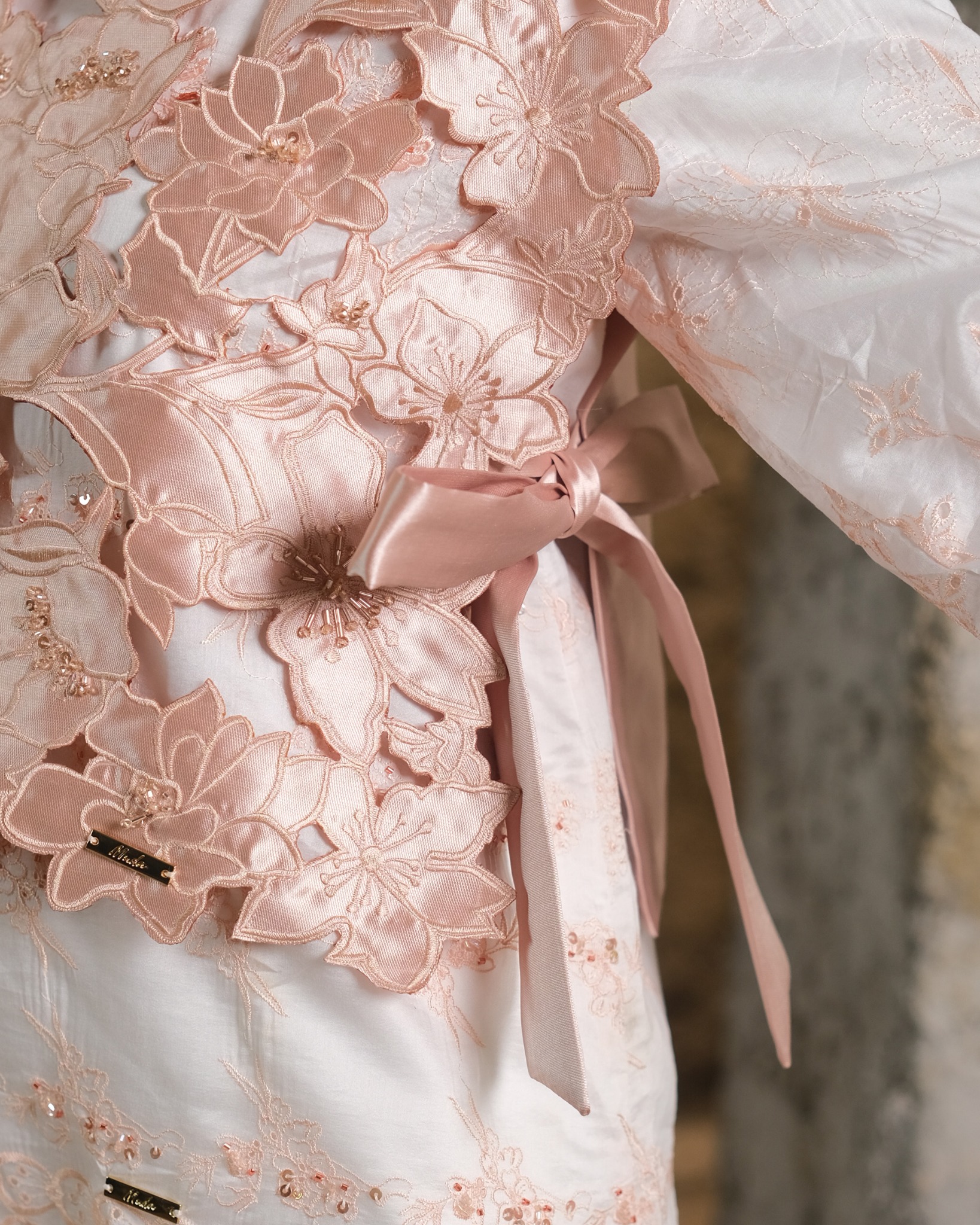 NELL VEST - DUSTY PEACH