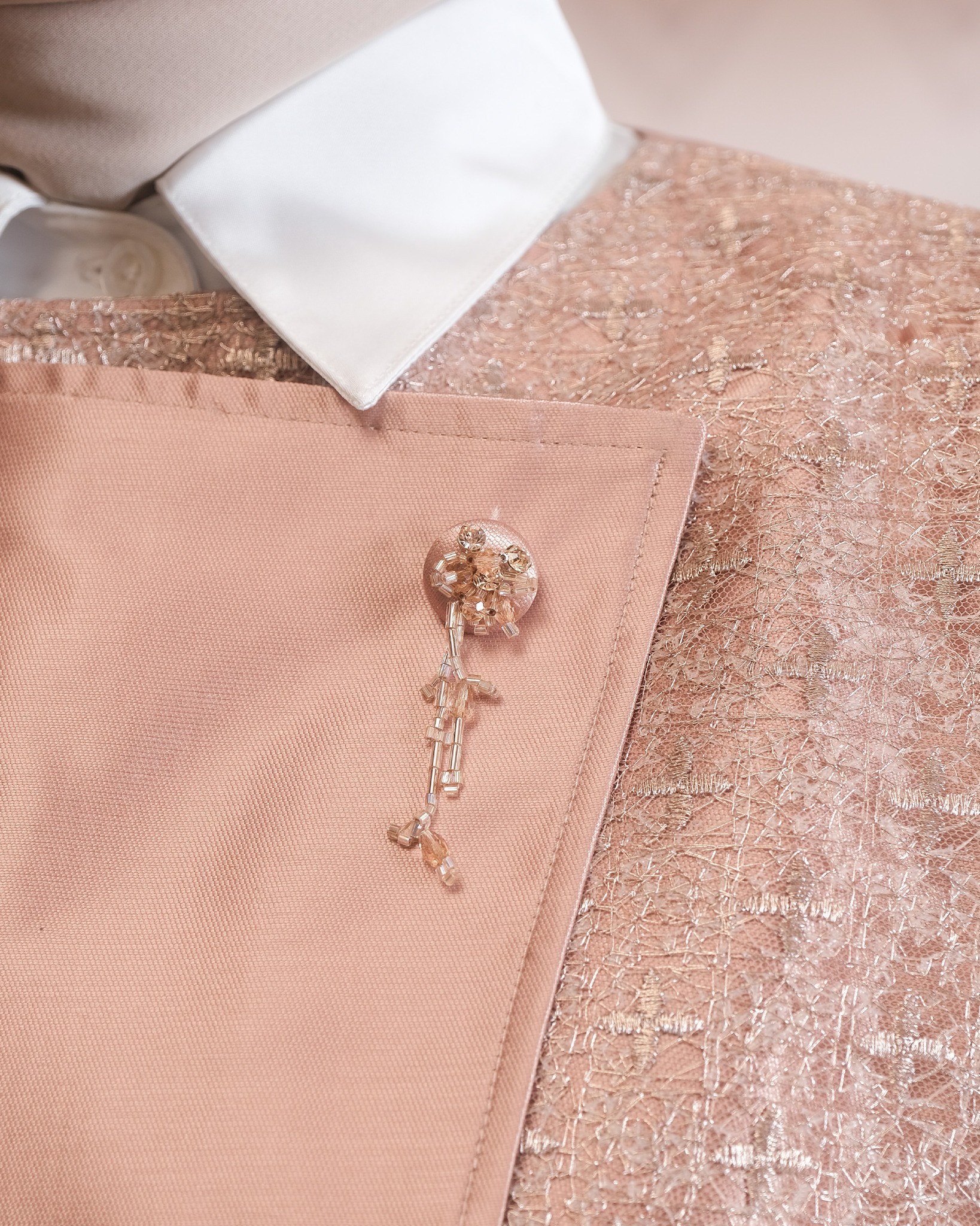 NYRA VEST - ROSE GOLD