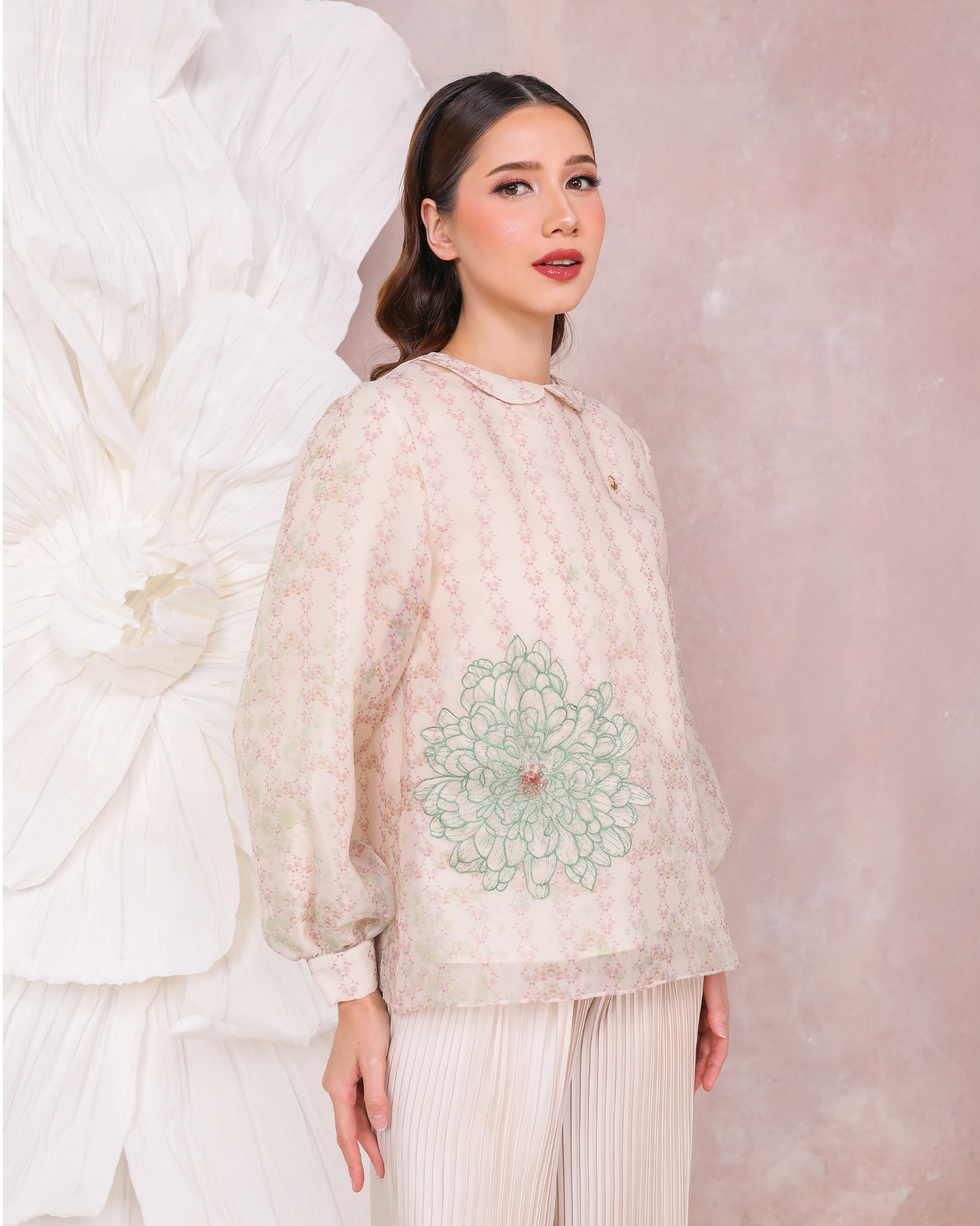 CHRYSA BLOUSE - SAGE