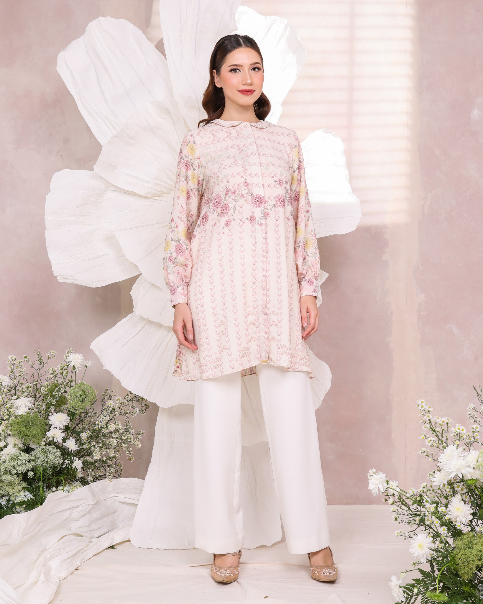 CHRYSA TUNIC - ROSE